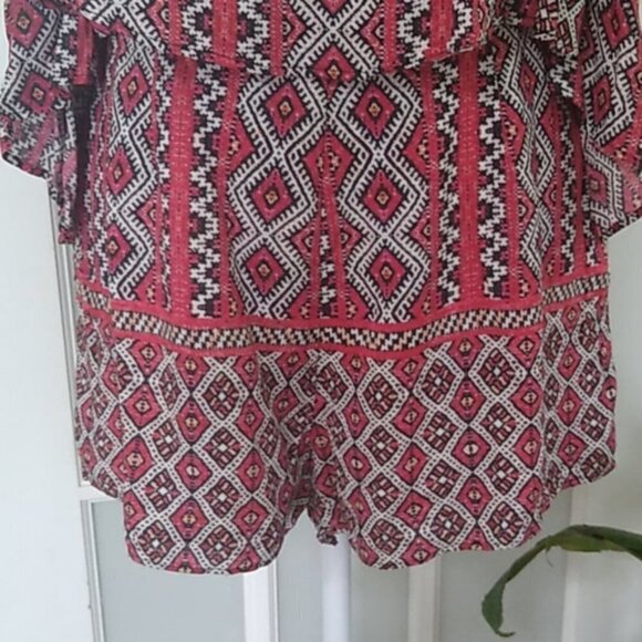 NEW ale by Alessandra Gerarda Boho Hippie Romper - Picture 5 of 14